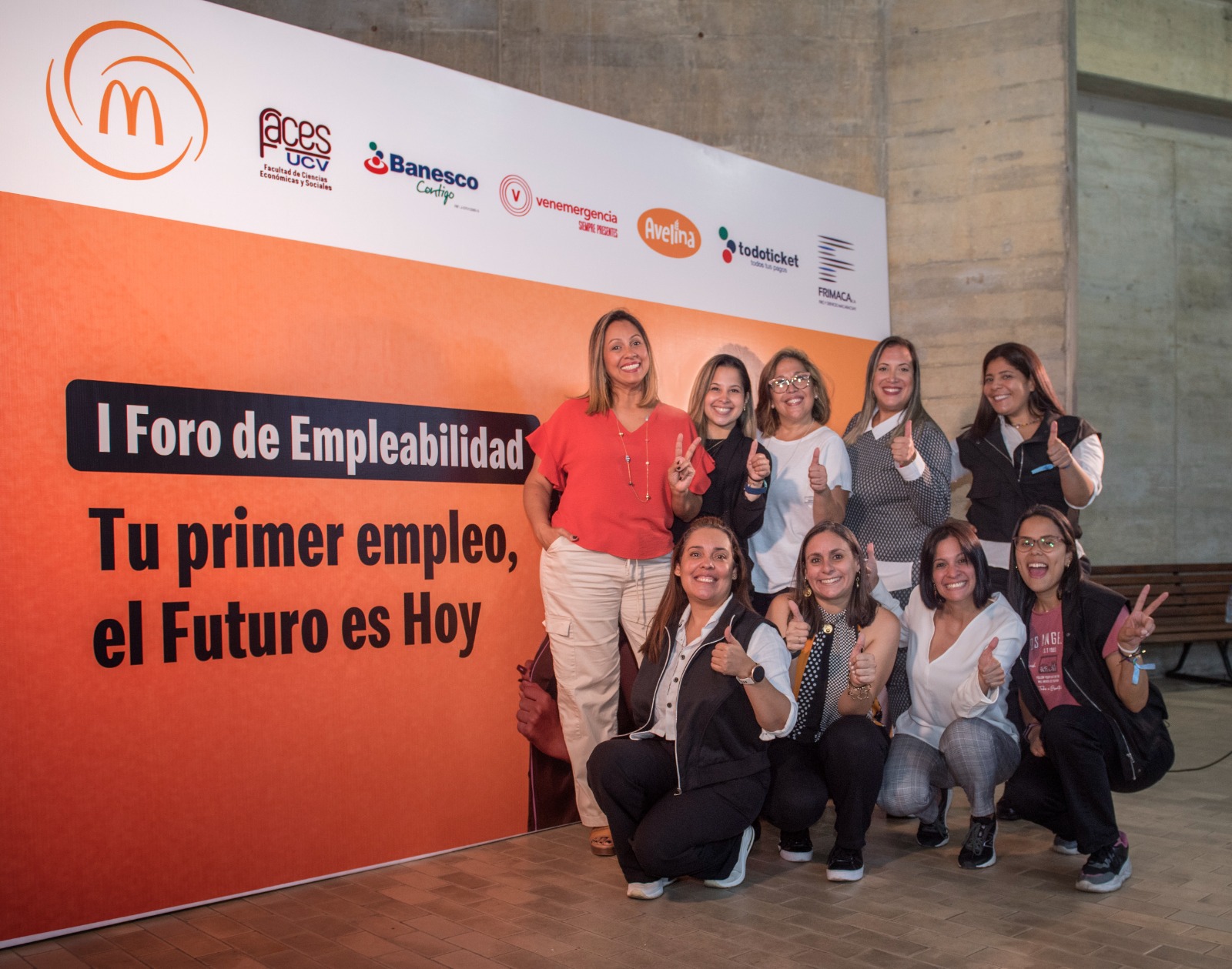 Conecta planificó y coordinó para Arcos Dorados el I Foro de Empleabilidad Tu primer empleo, el Futuro es Hoy, en la UCV