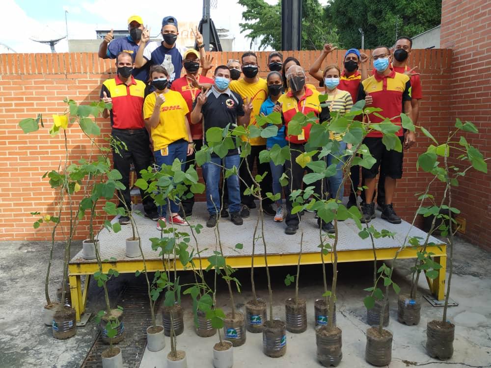 Vivero sembrado por colaboradores