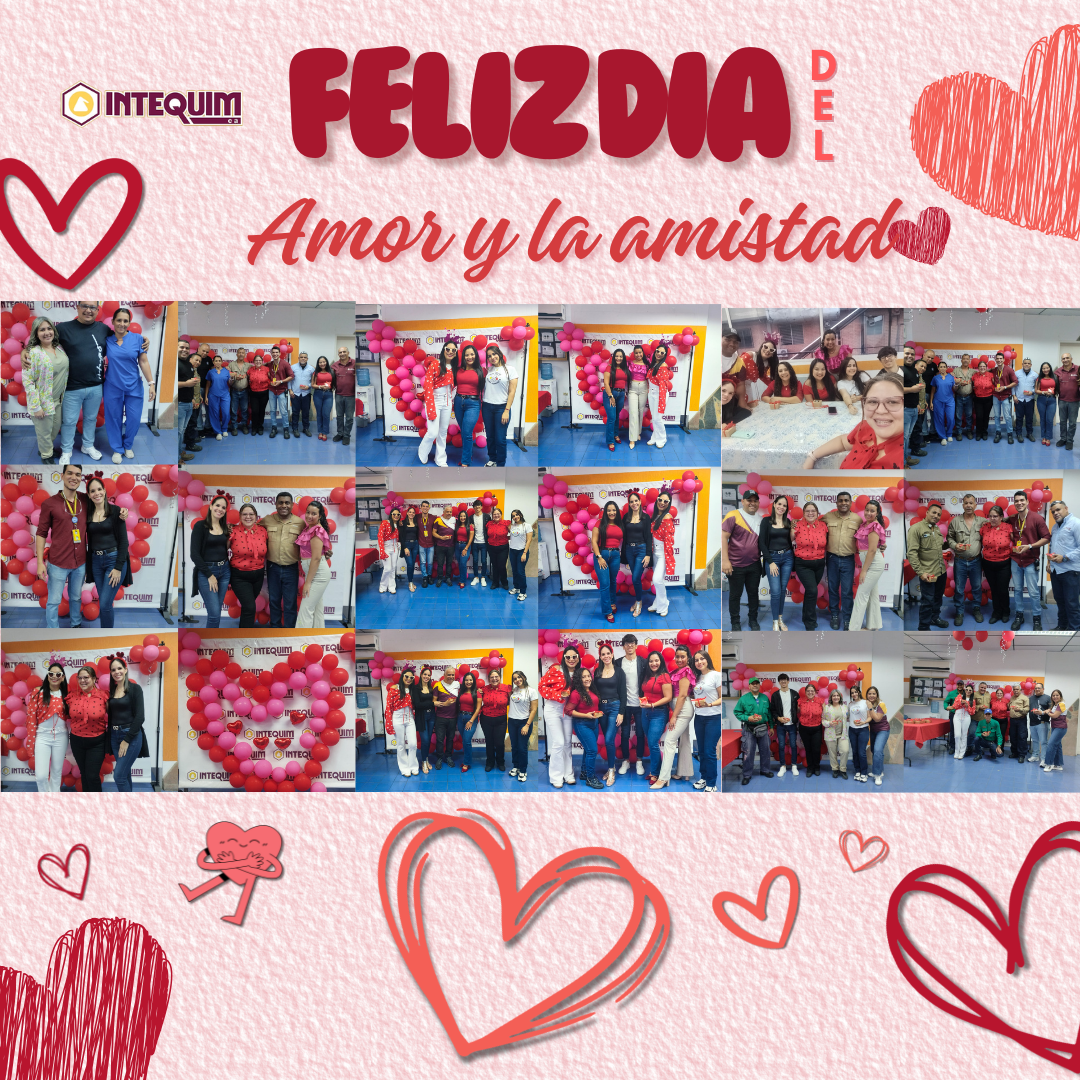 Compartimos el día del amor y la amistad en Intequim, con obsequios y un espacio de risas, diversión y compañerismo