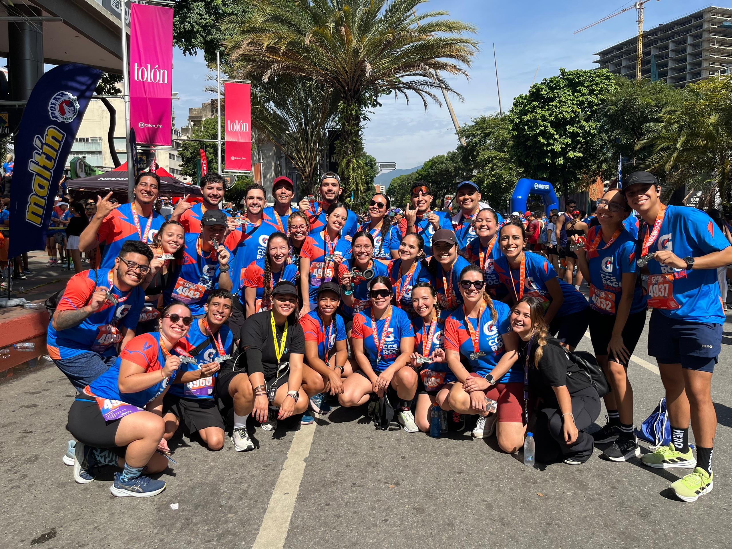 Equipo robin - Carrera Gatorade 2025.